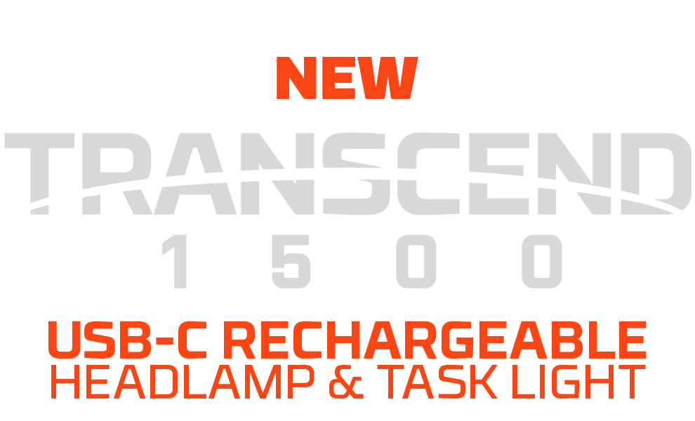 New from NEBO, the TRANSCEND 1500 USB C Rechargeable Headlamp and Task Light