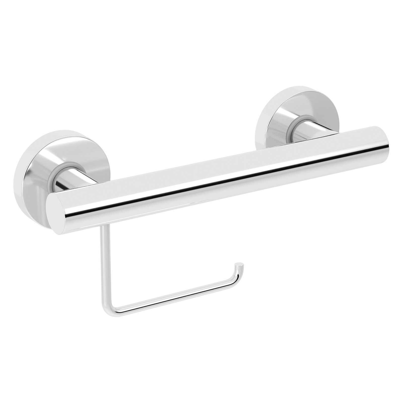 toilet roll holder grab bar